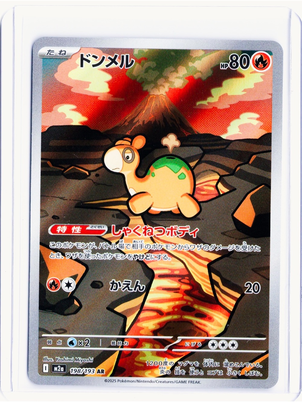Numel (JP) 198/193 Art Rare MEGA Dream ex NM Pokemon Trading Card